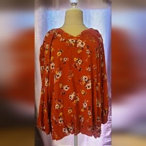 St John's Bay Floral Top